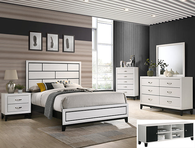 B4620 AKERSON GREY BEDROOM GROUP