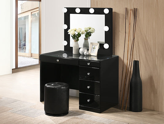 Morgan  Makeup Vanity Set with Lighted Mirror
