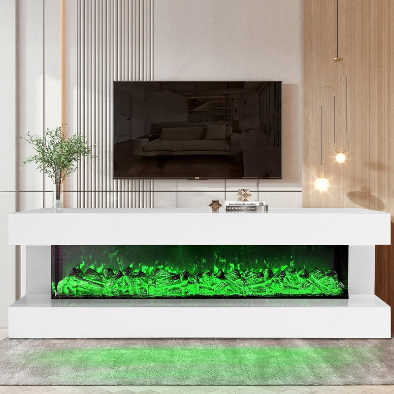 A85 TV STAND W/FIREPLACE