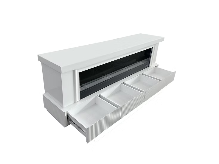 TV Stand  with fireplace