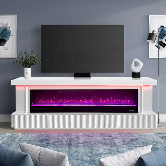 TV Stand  with fireplace