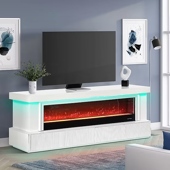 TV Stand  with fireplace