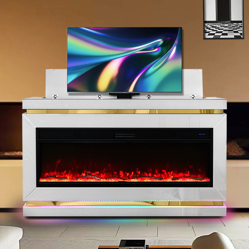 TV STAND W/FIREPLACE