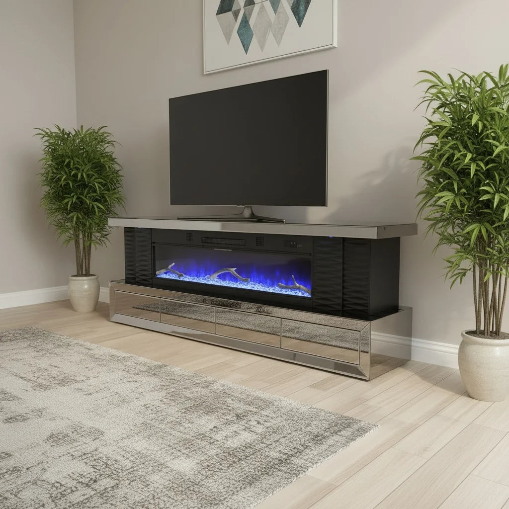 Tv Stand with Fireplace